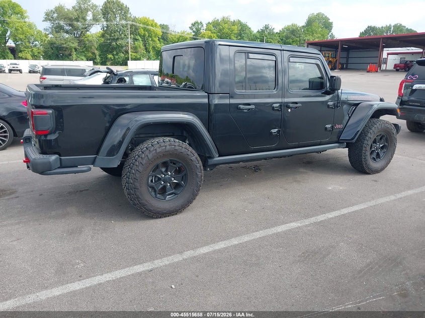 2020 Jeep Gladiator VIN 1C6JJTBG0LL117083 IAAI salvage auction — MECHANICAL, Salvage (Tennessee), sold $14,400 on 2026-07-23 (photo 4)