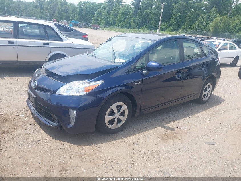 2015 Toyota Prius VIN JTDKN3DU1F1905648 IAAI salvage auction — FRONT END, Salvage Title, sold $975 on 2026-07-10 (photo 2)