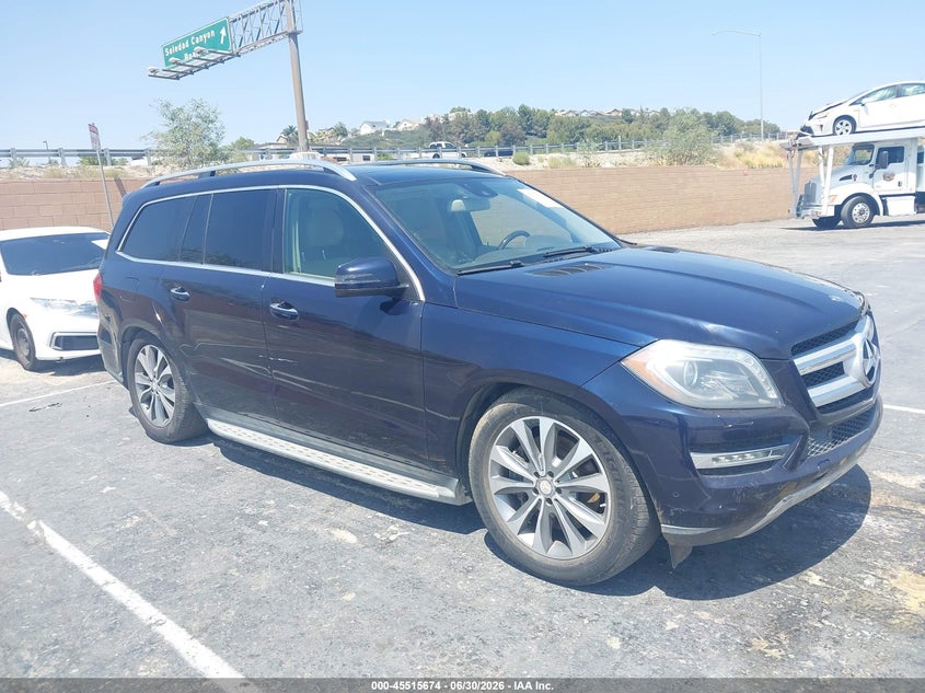 2013 Mercedes-benz Gl-klasse VIN 4JGDF7CE6DA264934 IAAI salvage auction — NORMAL WEAR, Clear (Texas), sold $2,200 on 2026-07-29 (photo 1)
