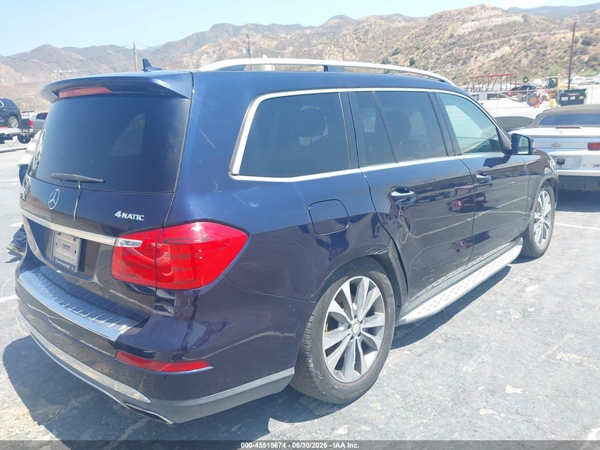 2013 Mercedes-benz Gl-klasse VIN 4JGDF7CE6DA264934 IAAI salvage auction — NORMAL WEAR, Clear (Texas), sold $2,200 on 2026-07-29 (photo 4)