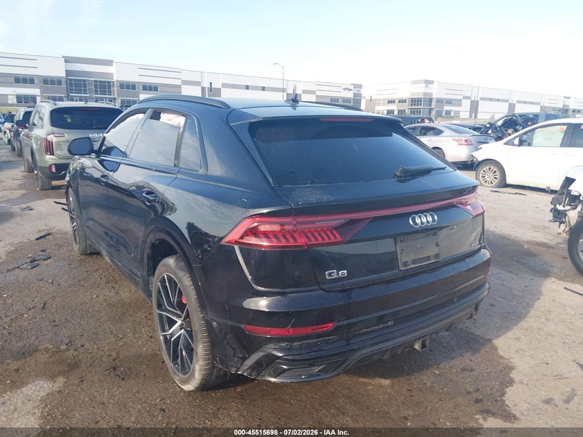 2021 Audi Q8 VIN WA1EVAF19MD005123 IAAI salvage auction — FRONT END, Salvage (Texas), sold $10,500 on 2026-07-31 (photo 3)