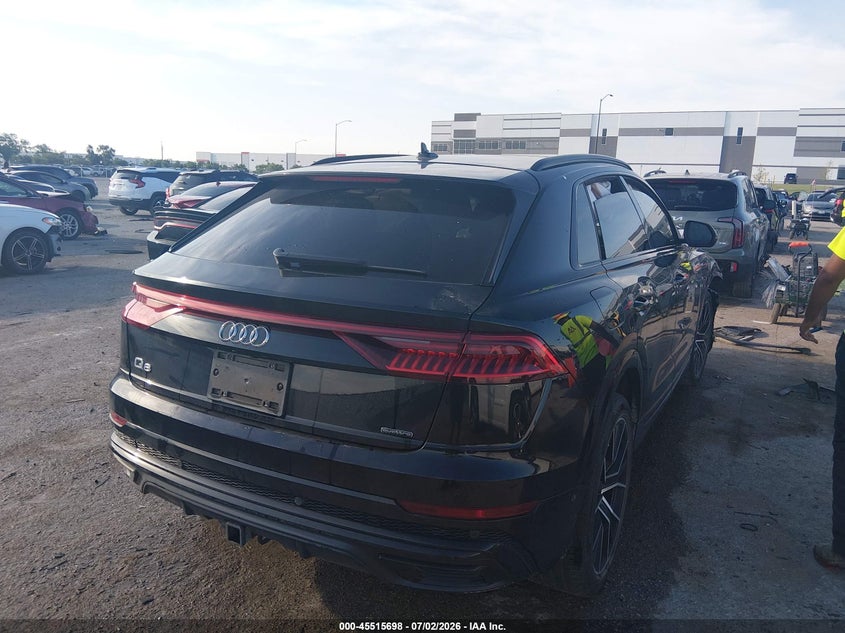 2021 Audi Q8 VIN WA1EVAF19MD005123 IAAI salvage auction — FRONT END, Salvage (Texas), sold $10,500 on 2026-07-31 (photo 4)