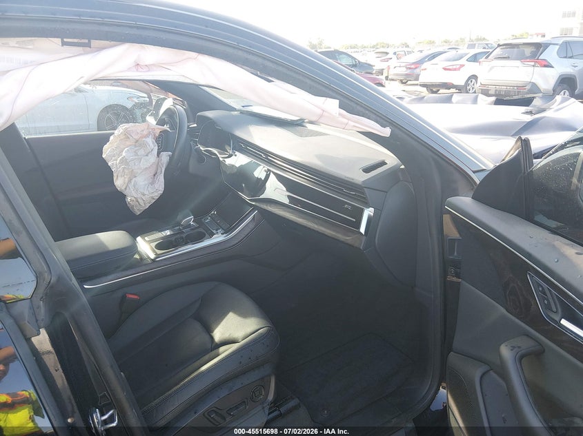 2021 Audi Q8 VIN WA1EVAF19MD005123 IAAI salvage auction — FRONT END, Salvage (Texas), sold $10,500 on 2026-07-31 (photo 5)