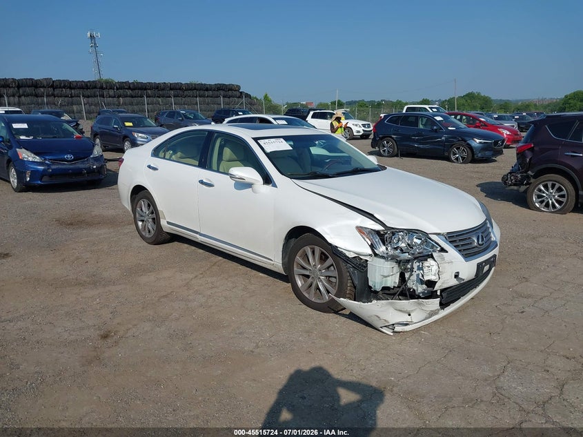 2012 Lexus ES VIN JTHBK1EG8C2475479 IAAI salvage auction — RIGHT FRONT, Salvage Title, sold $2,150 on 2026-07-31 (photo 1)