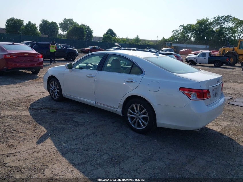 2012 Lexus ES VIN JTHBK1EG8C2475479 IAAI salvage auction — RIGHT FRONT, Salvage Title, sold $2,150 on 2026-07-31 (photo 3)