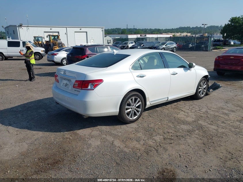 2012 Lexus ES VIN JTHBK1EG8C2475479 IAAI salvage auction — RIGHT FRONT, Salvage Title, sold $2,150 on 2026-07-31 (photo 4)