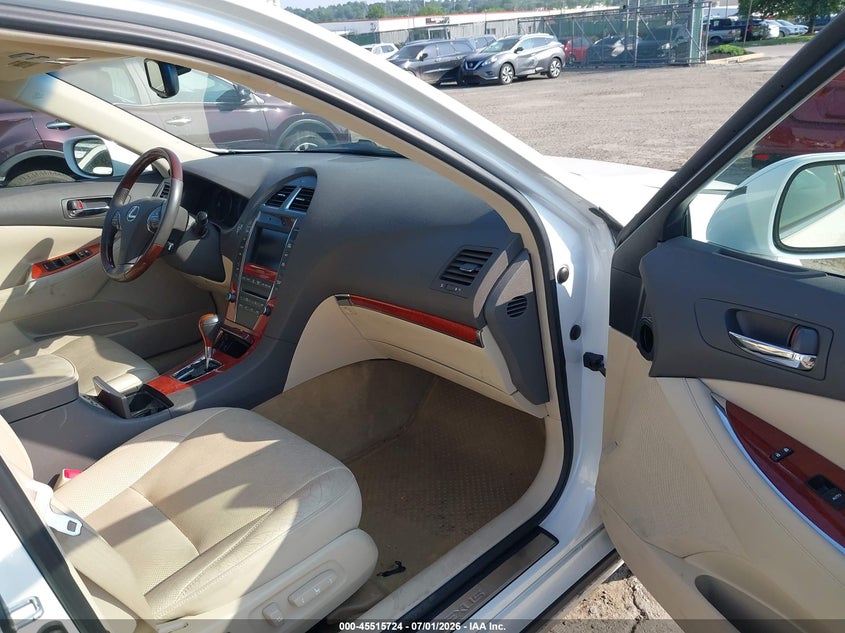 2012 Lexus ES VIN JTHBK1EG8C2475479 IAAI salvage auction — RIGHT FRONT, Salvage Title, sold $2,150 on 2026-07-31 (photo 5)