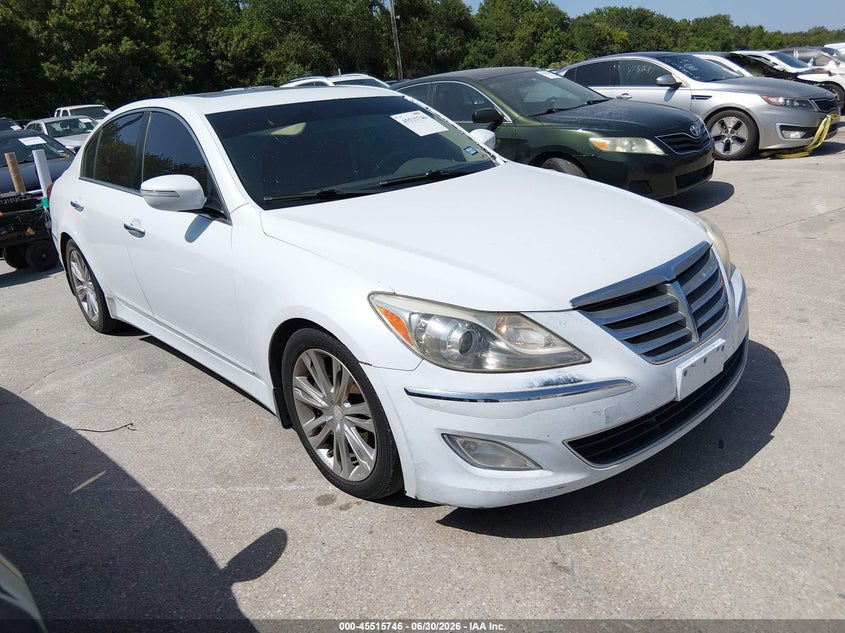 2013 Hyundai Genesis VIN KMHGC4DD2DU258542 IAAI salvage auction — NORMAL WEAR, Original (Texas), sold $700 on 2026-07-20 (photo 1)