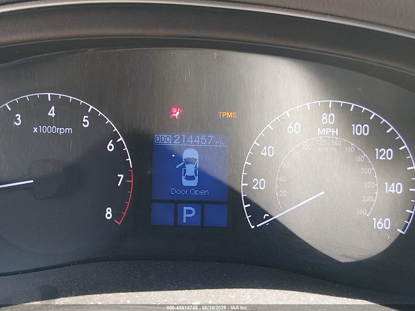 2013 Hyundai Genesis VIN KMHGC4DD2DU258542 IAAI salvage auction — NORMAL WEAR, Original (Texas), sold $700 on 2026-07-20 (photo 7)