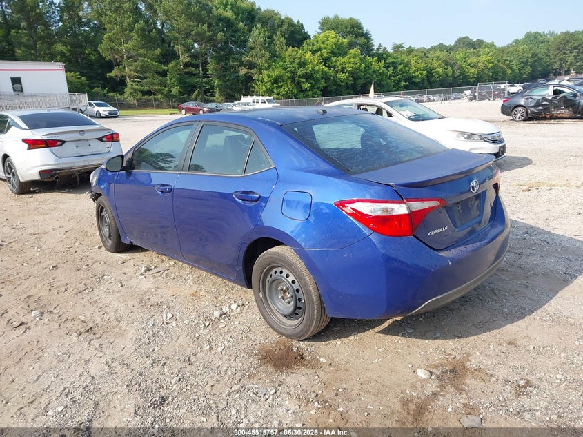 2015 Toyota Corolla VIN 5YFBURHE3FP231278 IAAI salvage auction — FRONT END, Salvage (Georgia), sold $2,800 on 2026-08-01 (photo 3)