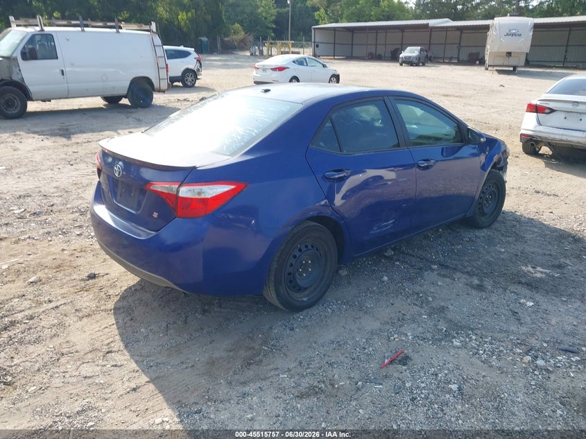 2015 Toyota Corolla VIN 5YFBURHE3FP231278 IAAI salvage auction — FRONT END, Salvage (Georgia), sold $2,800 on 2026-08-01 (photo 4)