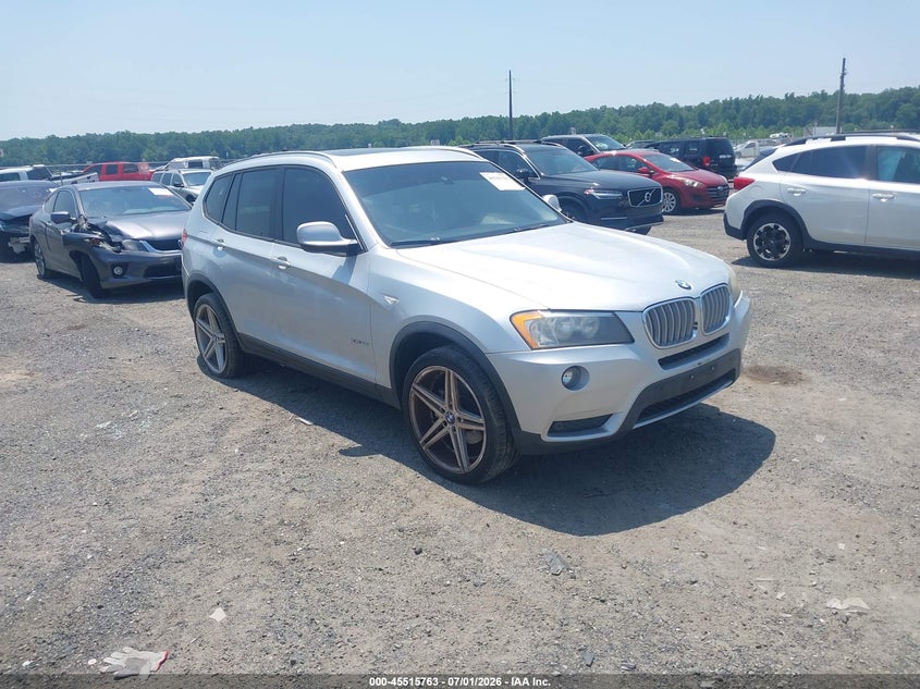 2011 BMW X3 VIN 5UXWX5C59BL701601 IAAI salvage auction — NORMAL WEAR, Clear (Maryland), sold $800 on 2026-07-20 (photo 1)