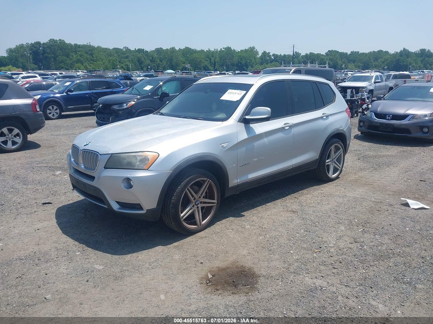 2011 BMW X3 VIN 5UXWX5C59BL701601 IAAI salvage auction — NORMAL WEAR, Clear (Maryland), sold $800 on 2026-07-20 (photo 2)