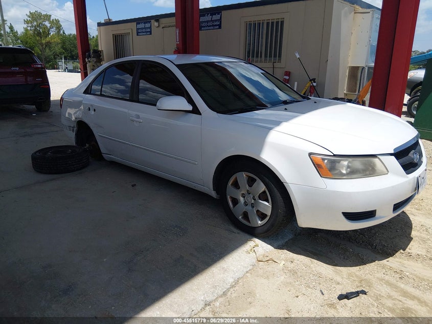 2008 Hyundai Sonata VIN 5NPET46C38H344510 IAAI salvage auction — RIGHT REAR, Rebuildable (Florida), sold $375 on 2026-07-14 (photo 1)