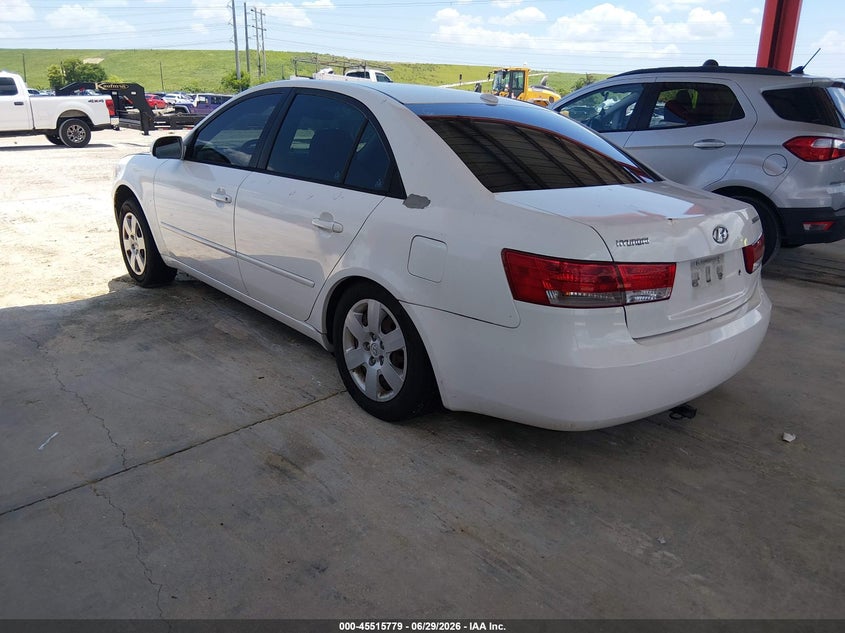 2008 Hyundai Sonata VIN 5NPET46C38H344510 IAAI salvage auction — RIGHT REAR, Rebuildable (Florida), sold $375 on 2026-07-14 (photo 3)