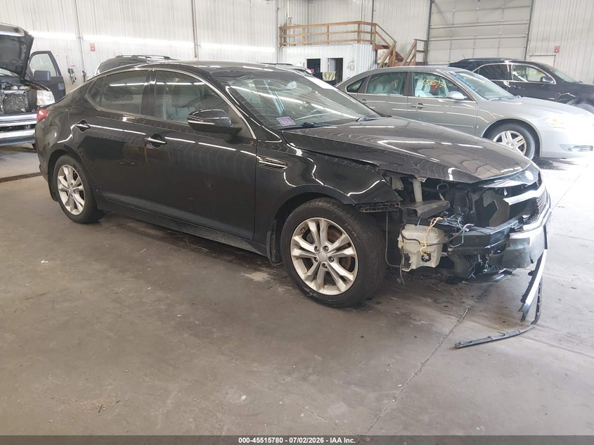 2013 Kia Optima VIN 5XXGN4A78DG220719 IAAI salvage auction — RIGHT FRONT, Parts Only Bos (Minnesota), sold $375 on 2026-07-21 (photo 1)