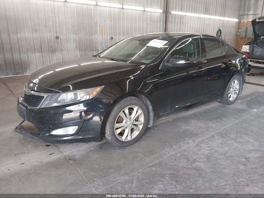 2013 Kia Optima VIN 5XXGN4A78DG220719 IAAI salvage auction — RIGHT FRONT, Parts Only Bos (Minnesota), sold $375 on 2026-07-21 (photo 2)