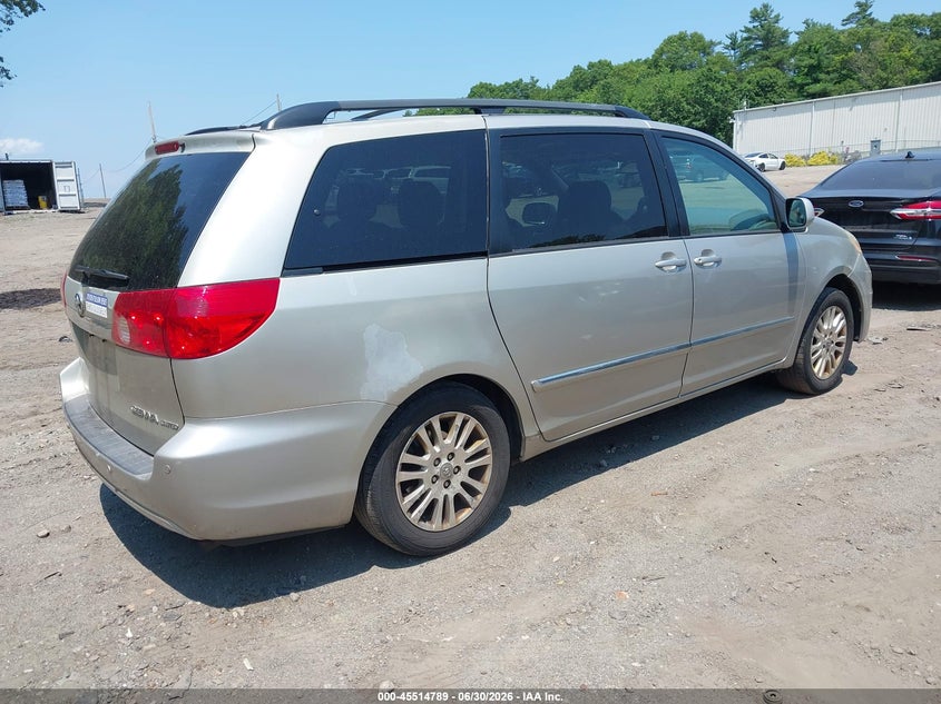 2008 Toyota Sienna VIN 5TDZK22C88S150886 IAAI salvage auction — NORMAL WEAR, Clear (Massachusetts), sold $1,025 on 2026-07-07 (photo 4)