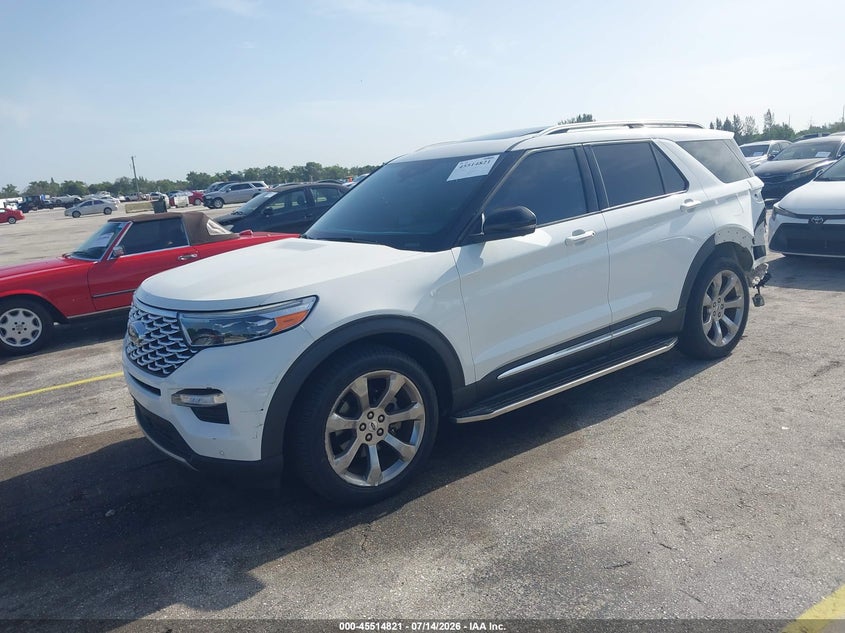 2020 Ford Explorer VIN 1FM5K8HC7LGB90187 IAAI salvage auction — REAR END, Salvage Title, sold $7,200 on 2026-09-04 (photo 2)