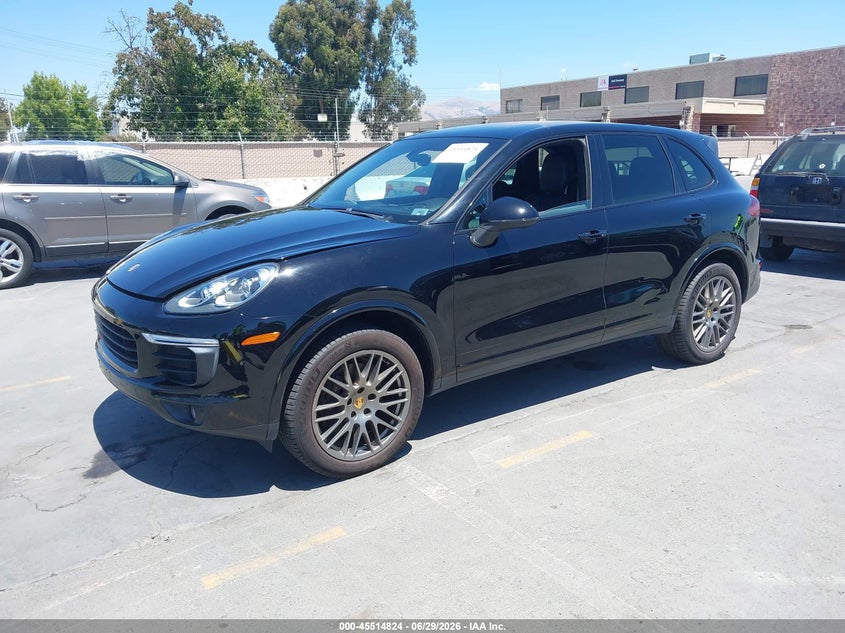 2017 Porsche Cayenne VIN WP1AA2A22HKA87475 IAAI salvage auction — NORMAL WEAR, Clear - Dealer Only (California), sold $1,750 on 2026-07-29 (photo 2)