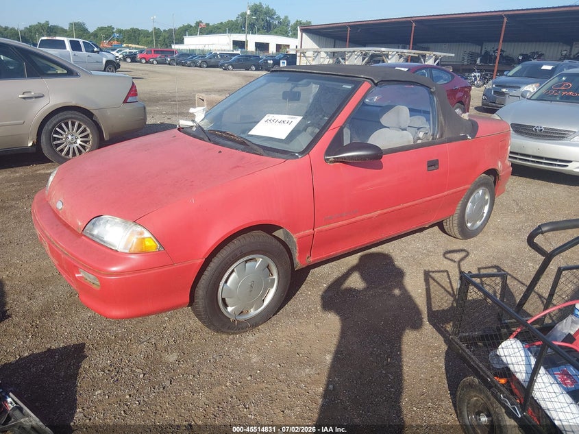 1992 Geo Metro VIN JG1MR3364NK209853 IAAI salvage auction — NORMAL WEAR, Original (Ohio), sold $25 on 2026-07-22 (photo 2)