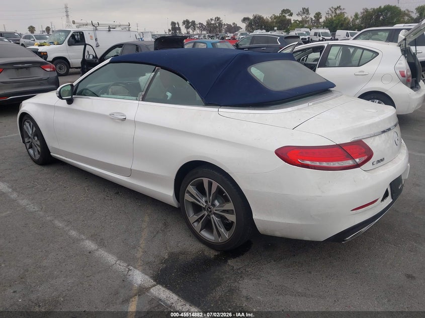 2018 Mercedes-benz C-klasse VIN WDDWK4KB9JF700596 IAAI salvage auction — RIGHT FRONT, Salvage (California), sold $7,100 on 2026-08-06 (photo 3)