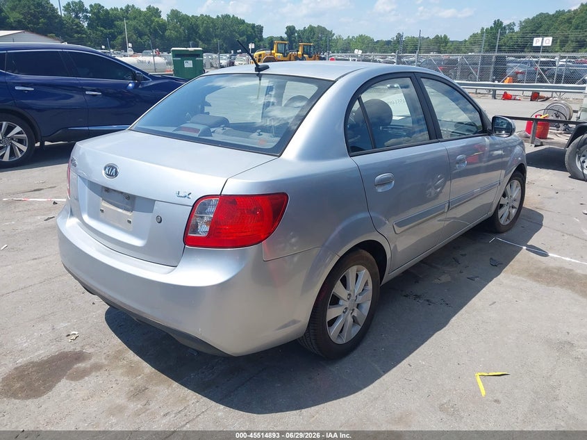 2011 Kia Rio VIN KNADH4A30B6912523 IAAI salvage auction — NORMAL WEAR, Clear-Dealer Only (North Carolina), sold $550 on 2026-07-29 (photo 4)