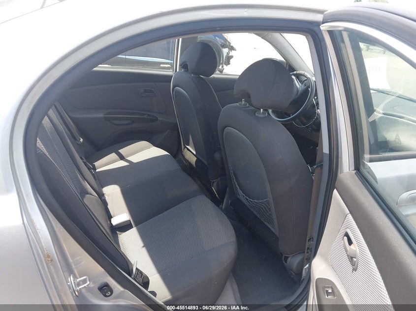 2011 Kia Rio VIN KNADH4A30B6912523 IAAI salvage auction — NORMAL WEAR, Clear-Dealer Only (North Carolina), sold $550 on 2026-07-29 (photo 8)