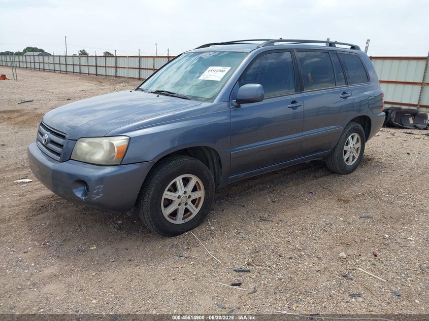 2004 Toyota Highlander VIN JTEDP21A740019677 IAAI salvage auction — NORMAL WEAR, Original (Texas), sold $725 on 2026-07-20 (photo 2)