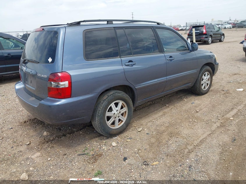 2004 Toyota Highlander VIN JTEDP21A740019677 IAAI salvage auction — NORMAL WEAR, Original (Texas), sold $725 on 2026-07-20 (photo 4)