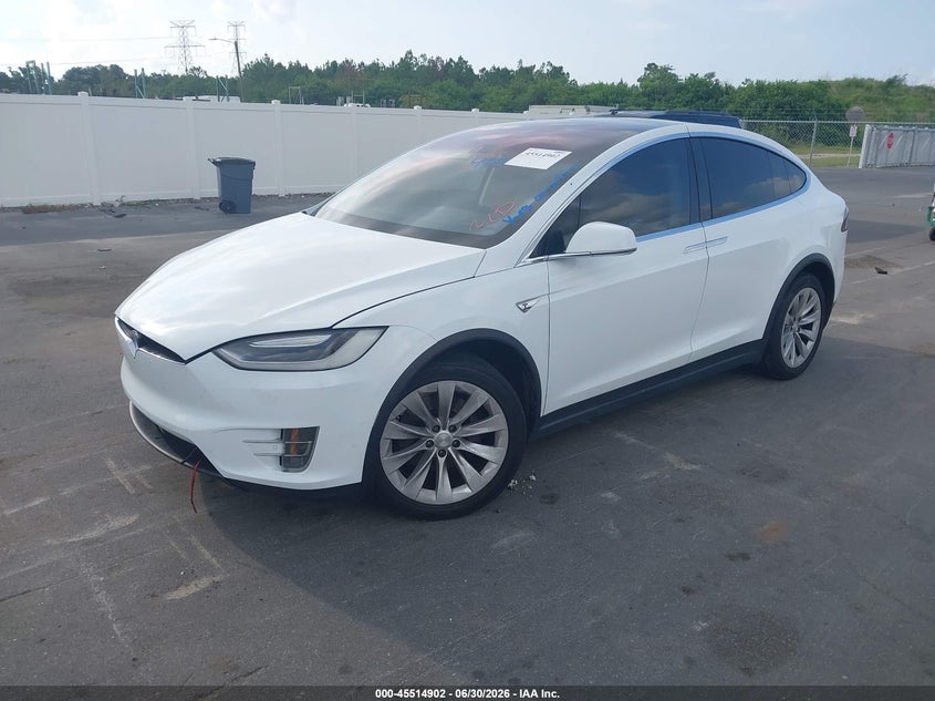 2016 Tesla Model x VIN 5YJXCBE26GF021247 IAAI salvage auction — NORMAL WEAR, Clear (Florida), sold $7,900 on 2026-07-29 (photo 2)