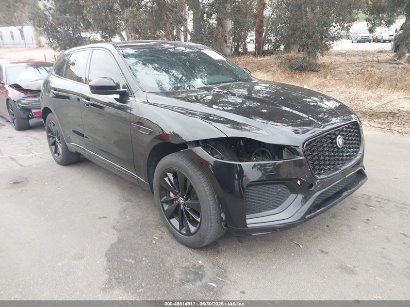 2024 Jaguar F-pace VIN SADCT2EX2RA740084 IAAI salvage auction — FRONT END, Salvage (California), sold $6,000 on 2026-07-29 (photo 1)