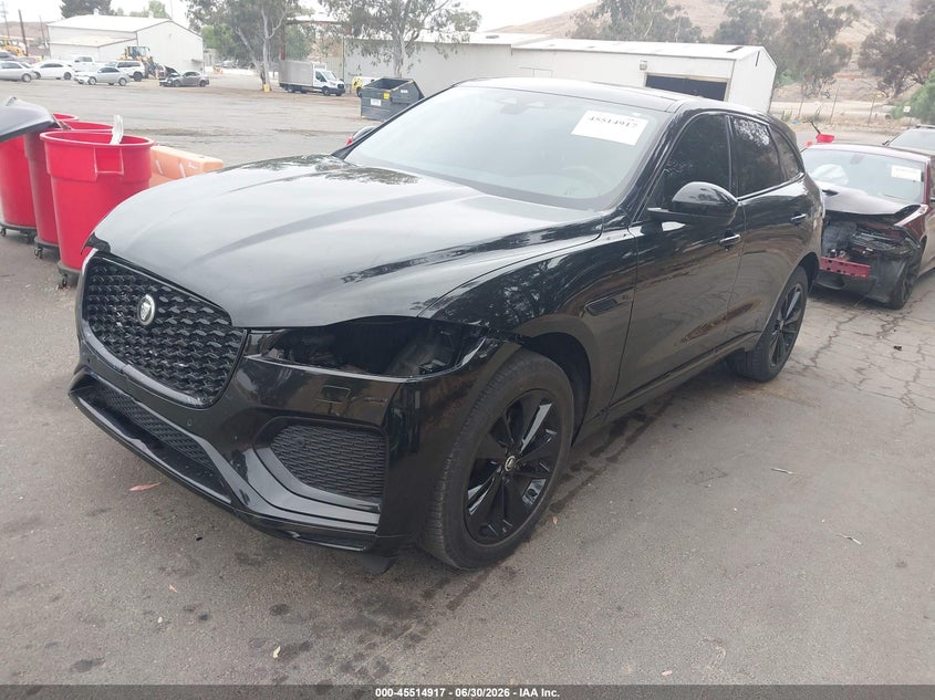 2024 Jaguar F-pace VIN SADCT2EX2RA740084 IAAI salvage auction — FRONT END, Salvage (California), sold $6,000 on 2026-07-29 (photo 2)