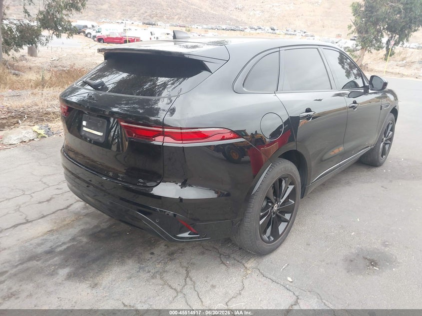 2024 Jaguar F-pace VIN SADCT2EX2RA740084 IAAI salvage auction — FRONT END, Salvage (California), sold $6,000 on 2026-07-29 (photo 4)