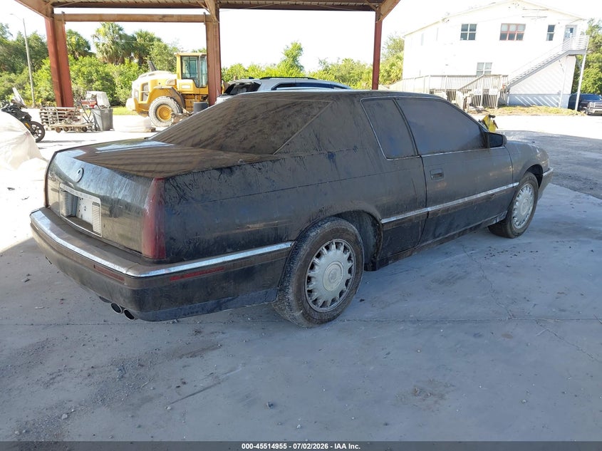 1992 Cadillac Eldorado VIN 1G6EL13B1NU628376 IAAI salvage auction — NORMAL WEAR, Clear (Florida), sold $350 on 2026-07-07 (photo 4)