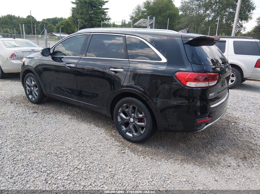 2017 Kia Sorento VIN 5XYPK4A5XHG263211 IAAI salvage auction — NORMAL WEAR, Clear (Alabama), sold $3,800 on 2026-07-20 (photo 3)