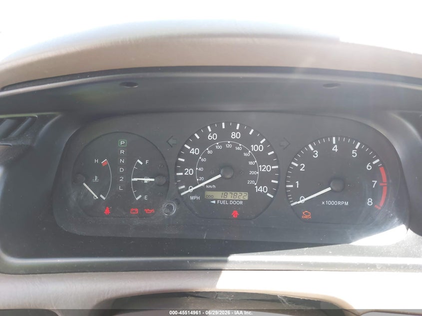 2000 Toyota Camry VIN JT2BG22K5Y0413597 IAAI salvage auction — NORMAL WEAR, Clear - Dealer Only (California), sold $675 on 2026-07-06 (photo 7)