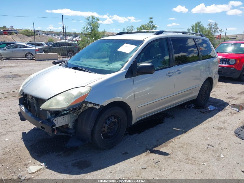 2006 Toyota Sienna VIN 5TDZA23C26S419981 IAAI salvage auction — NORMAL WEAR, Clear (New Mexico), sold $475 on 2026-07-29 (photo 2)
