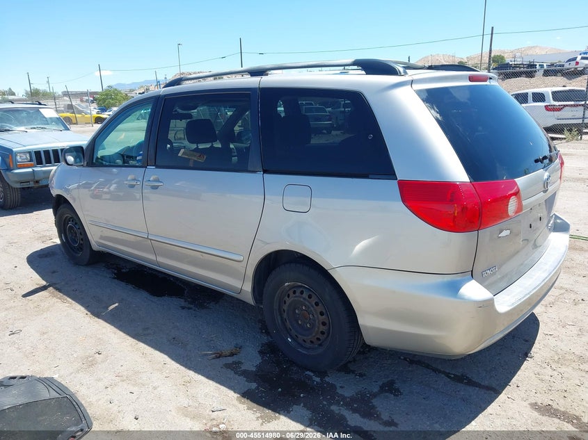 2006 Toyota Sienna VIN 5TDZA23C26S419981 IAAI salvage auction — NORMAL WEAR, Clear (New Mexico), sold $475 on 2026-07-29 (photo 3)