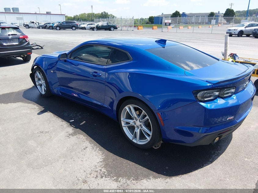 2019 Chevrolet Camaro VIN 1G1FD1RSXK0114608 IAAI salvage auction — FRONT END, Salvage Title, sold $6,000 on 2026-08-01 (photo 3)