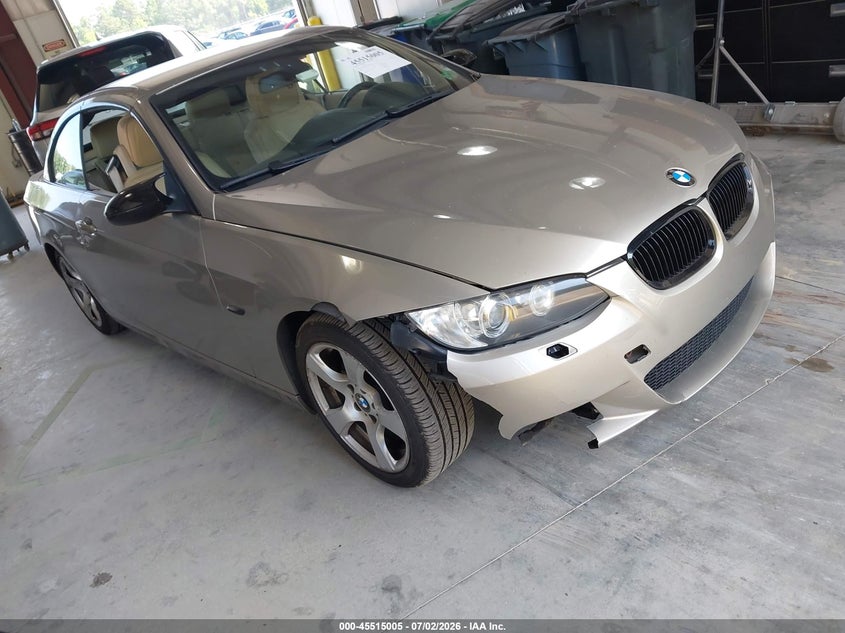 2007 BMW 3er VIN WBAWL13567PX14096 IAAI salvage auction — RIGHT FRONT, Clear (Virginia), sold $1,750 on 2026-07-24 (photo 1)