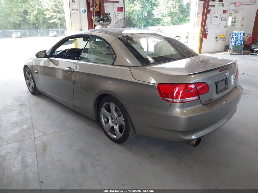 2007 BMW 3er VIN WBAWL13567PX14096 IAAI salvage auction — RIGHT FRONT, Clear (Virginia), sold $1,750 on 2026-07-24 (photo 3)