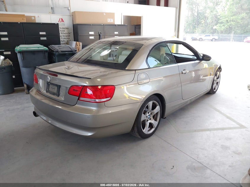 2007 BMW 3er VIN WBAWL13567PX14096 IAAI salvage auction — RIGHT FRONT, Clear (Virginia), sold $1,750 on 2026-07-24 (photo 4)