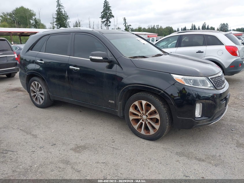 2014 Kia Sorento VIN 5XYKWDA74EG480541 IAAI salvage auction — NORMAL WEAR, Clear (Washington), sold $875 on 2026-07-29 (photo 1)