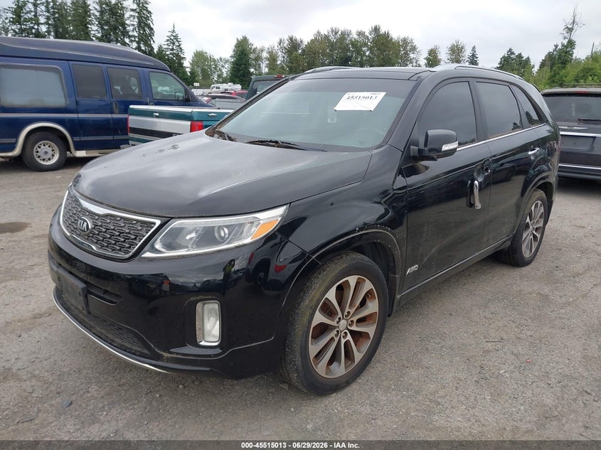 2014 Kia Sorento VIN 5XYKWDA74EG480541 IAAI salvage auction — NORMAL WEAR, Clear (Washington), sold $875 on 2026-07-29 (photo 2)