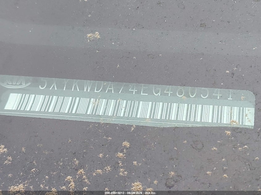 2014 Kia Sorento VIN 5XYKWDA74EG480541 IAAI salvage auction — NORMAL WEAR, Clear (Washington), sold $875 on 2026-07-29 (photo 9)