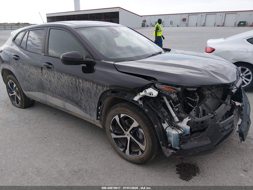 2025 Chevrolet Trax VIN KL77LGEPXSC329369 IAAI salvage auction — FRONT END, Salvage (Iowa), sold $25 on 2026-07-28 (photo 1)