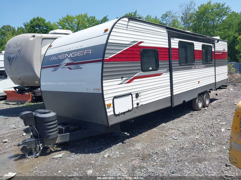 2024 Avenger Travel trailer VIN 5ZT2AVSB2RB938132 IAAI salvage auction — STORM DAMAGE, Mv-907A (New York), sold $1,200 on 2026-07-22 (photo 2)