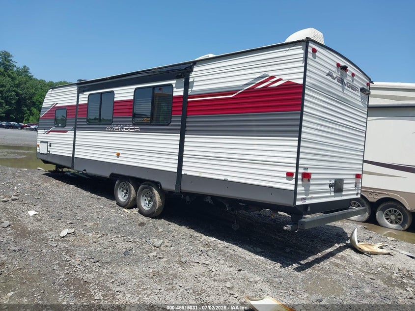 2024 Avenger Travel trailer VIN 5ZT2AVSB2RB938132 IAAI salvage auction — STORM DAMAGE, Mv-907A (New York), sold $1,200 on 2026-07-22 (photo 3)