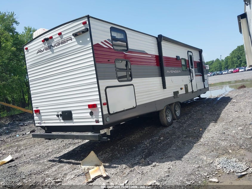 2024 Avenger Travel trailer VIN 5ZT2AVSB2RB938132 IAAI salvage auction — STORM DAMAGE, Mv-907A (New York), sold $1,200 on 2026-07-22 (photo 4)